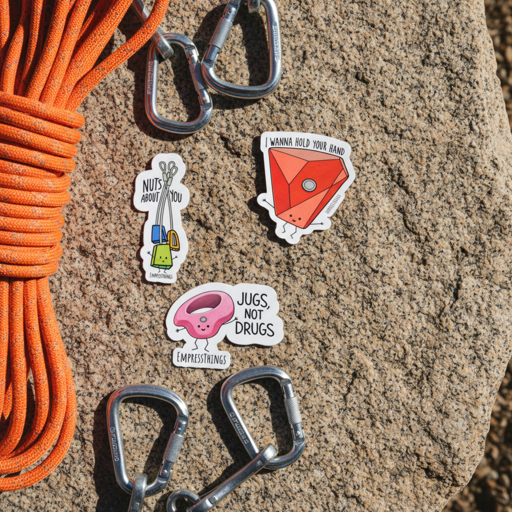 3-Sticker Pack Editorial Flat Lay