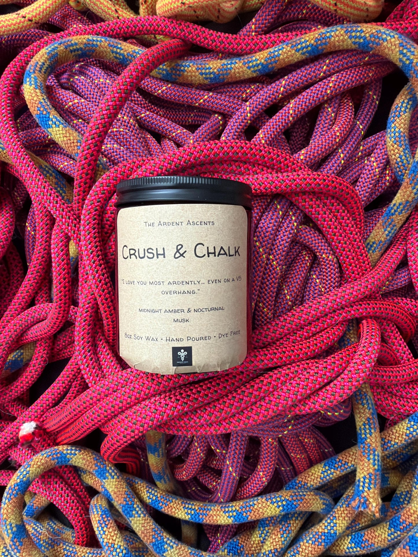 Pride & Prejudice Climbing Candle – Ardent Ascents Literary Romance for Rock Climbers