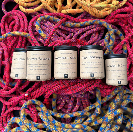 Pride & Prejudice Climbing Candle – Ardent Ascents Literary Romance for Rock Climbers