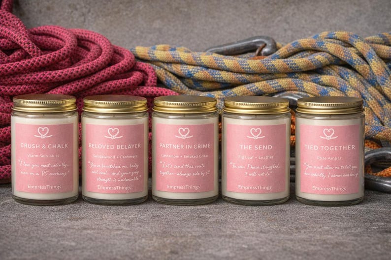 Rock Climber Candles :The Ardent Ascents
