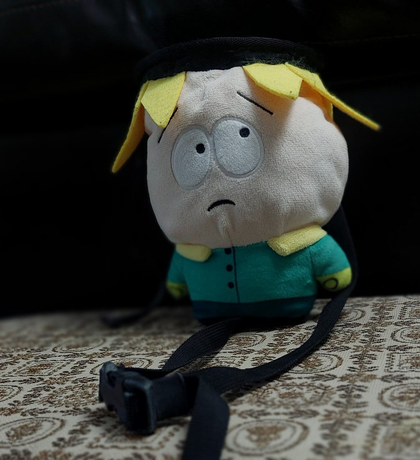 Handmade South Park Chalk Bag for Climbers – Funny Unique Gift with Brush Holder