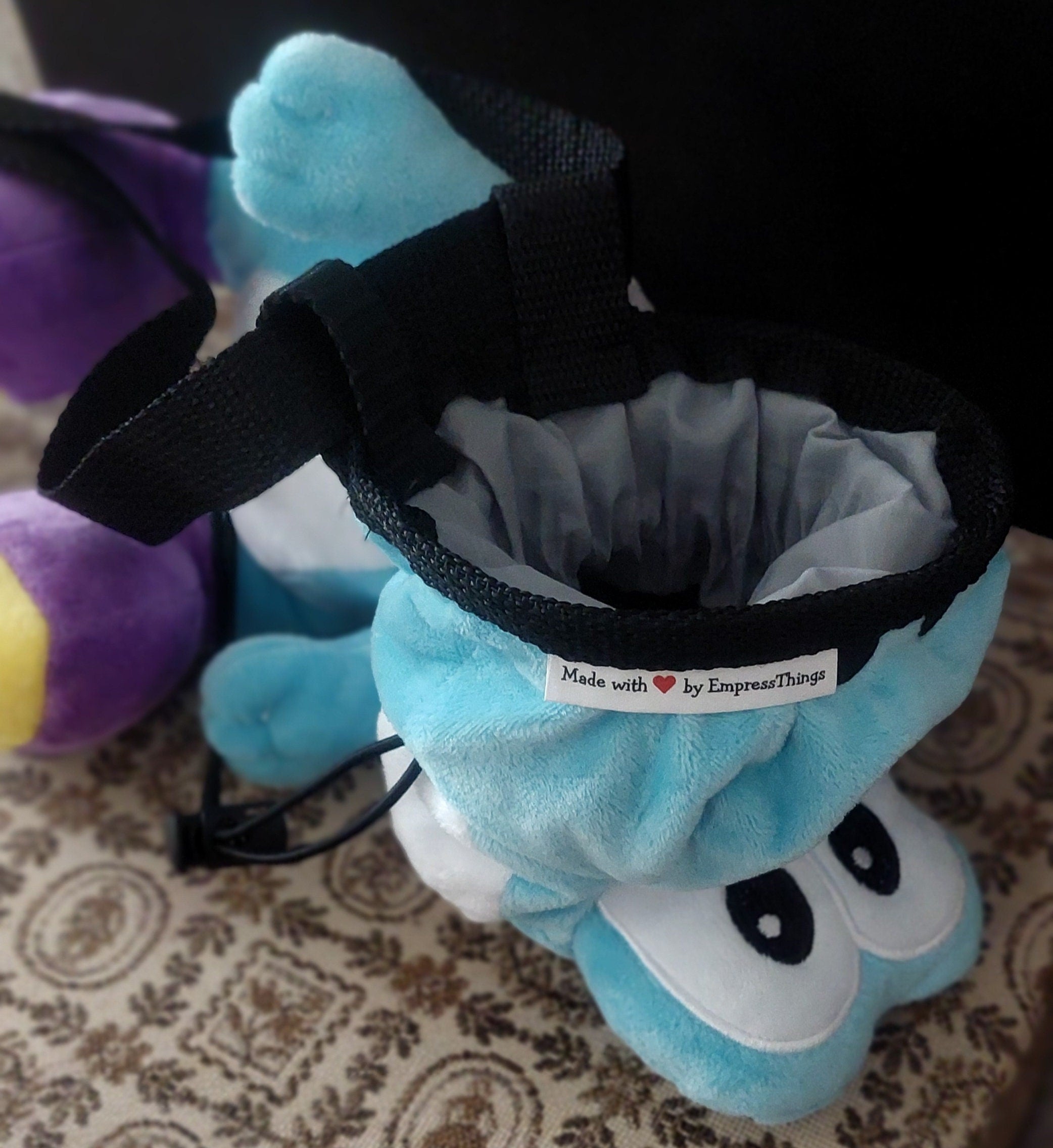 Personalized Plushie Chalk Bag  Custom Rock Climbing Gear, Unique Gift for Climbers, Cute Bouldering & Rock Climbing Accessory