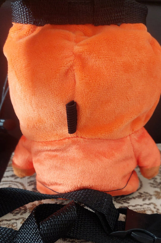 Handmade South Park Chalk Bag for Climbers – Funny Unique Gift with Brush Holder