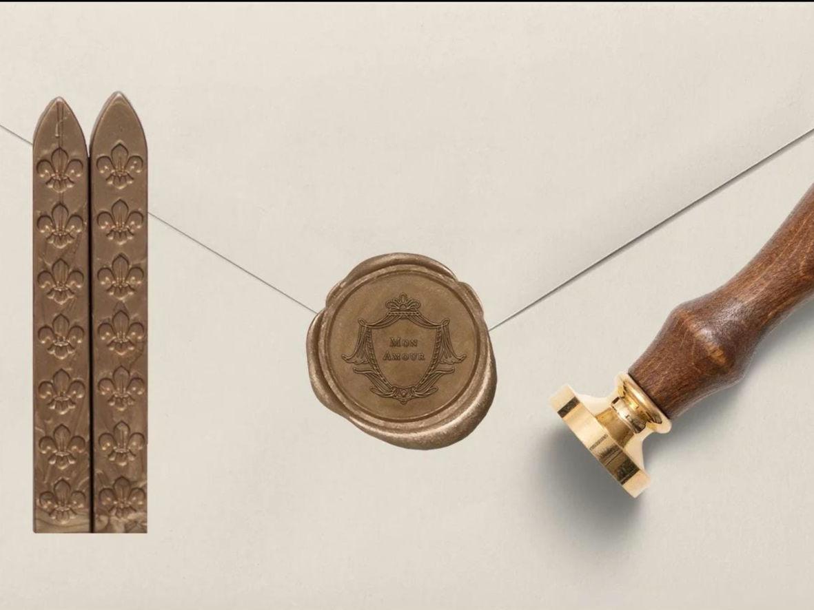 Custom Calligraphy Love Letters Luxury Handwritten Love Letter Calligraphy on Paper With Wax Seal