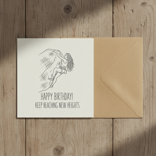 Square Birthday Card Mockup
